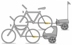 Weber Accouplement EH Système De Béquilles Hebie 9 Weber Accouplement EH Système De Béquilles Hebie -Remorque vélo importe boutique EH Kupplung Hebie Standersystem KU 02 000 12 04 1