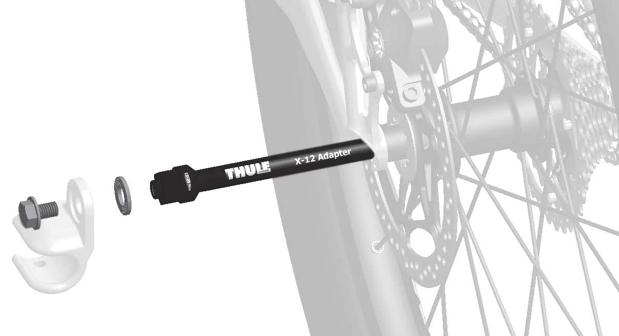 Thule Adaptateur D'axe Pour Axe Syntace X-12 (M12x1.0) 4 Thule Adaptateur D'axe Pour Axe Syntace X-12 (M12x1.0) – Image 2