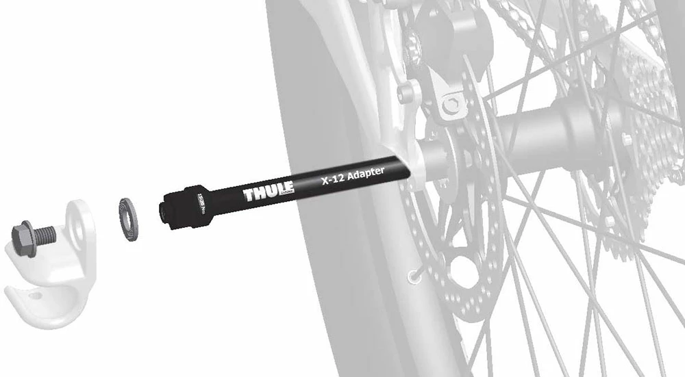 Thule Thru Axle Maxle Adaptateur D'axe M12 X 1.75 4 Thule Thru Axle Maxle Adaptateur D'axe M12 X 1.75 – Image 2